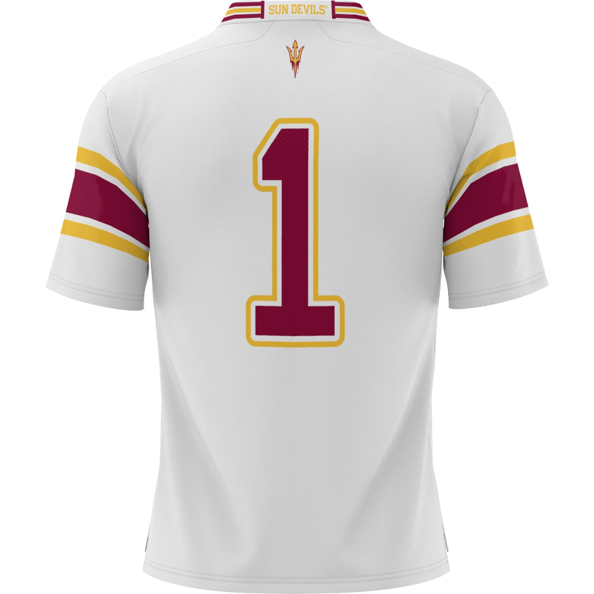 #1 Arizona State Sun Devils Football Jersey - White product image 4, provided for visual reference and product detail review