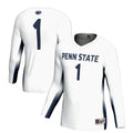 #1 Penn State Nittany Lions Lightweight Volleyball Jersey - White product image 1, provided for visual reference and product