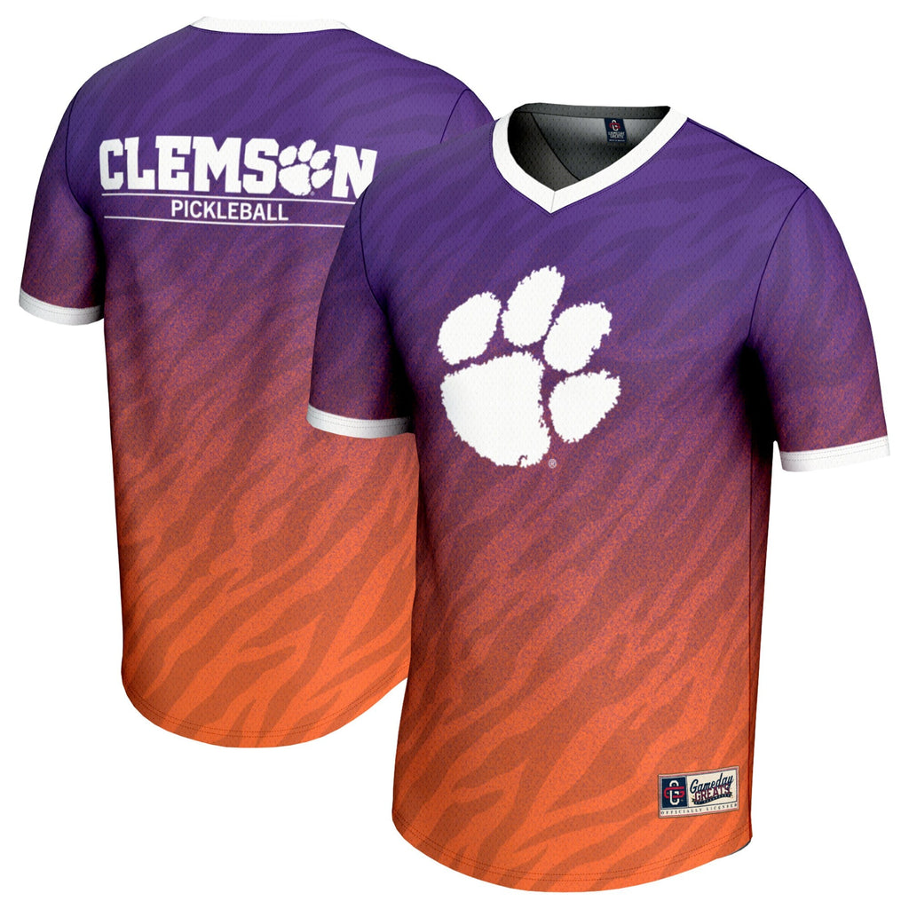 Clemson Tigers Lightweight Pickleball Jersey - Purple product image 1, provided for visual reference and product detail