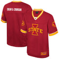 Iowa State Cyclones Nothing But The Hits Football Jersey - Cardinal product image 1, provided for visual reference and