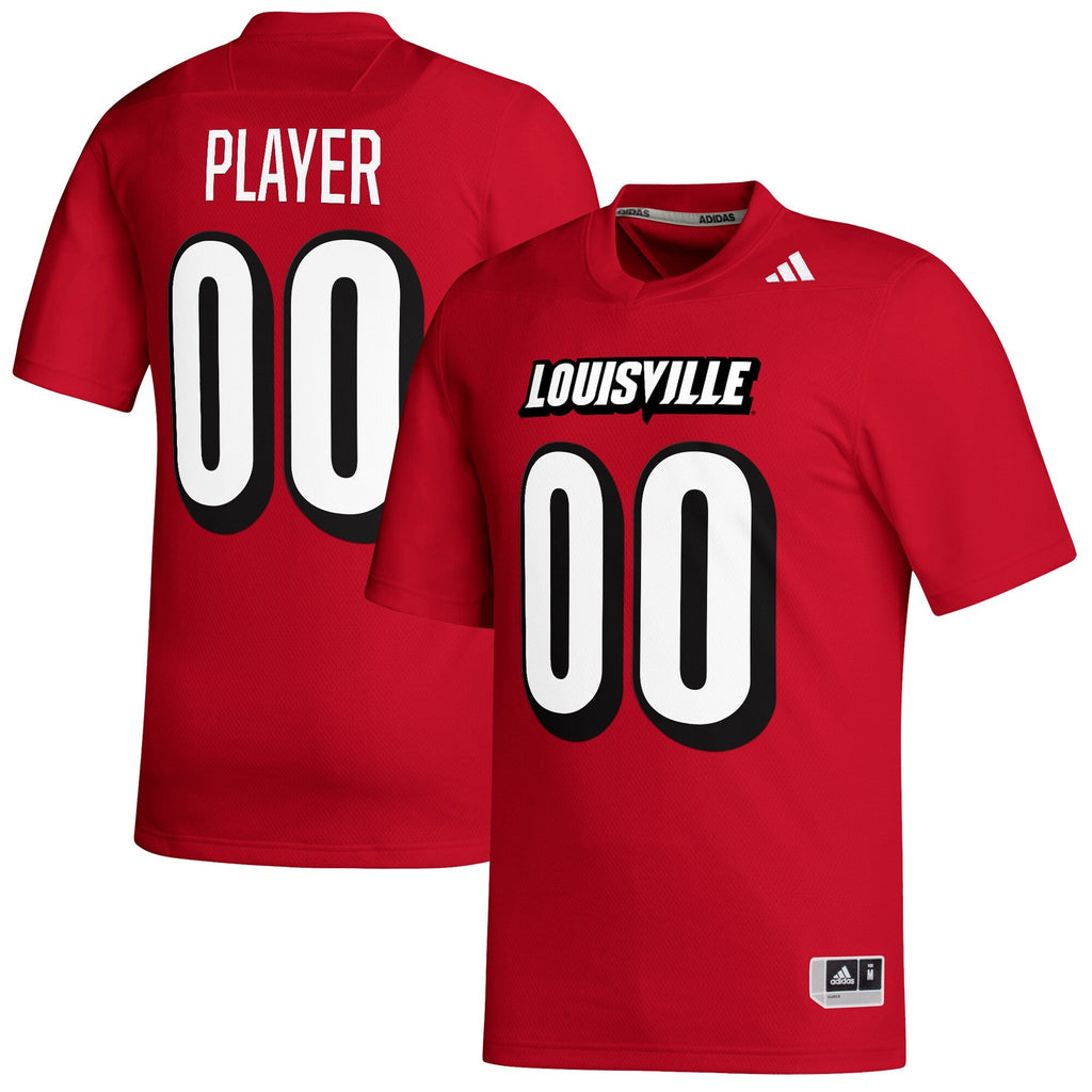 Louisville Cardinals NIL Pick-A-Player Replica Football Jersey - Red product image 1, provided for visual reference and
