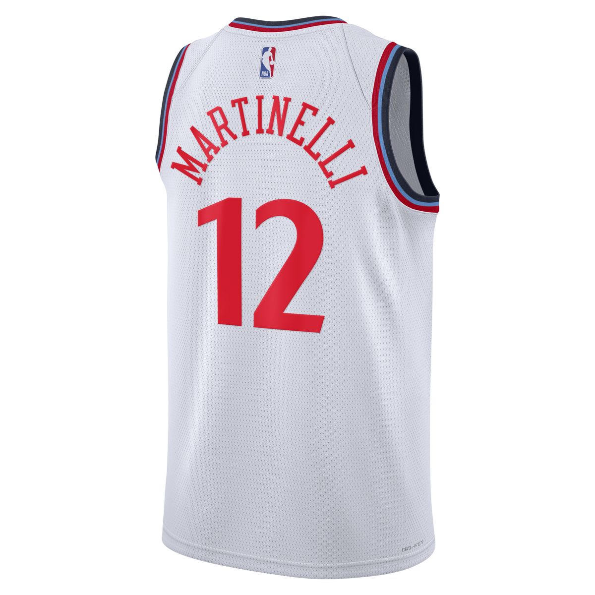 Los Angeles Clippers Replica Association Edition Swingman Jersey - White - Nick Martinelli product image 4, provided for