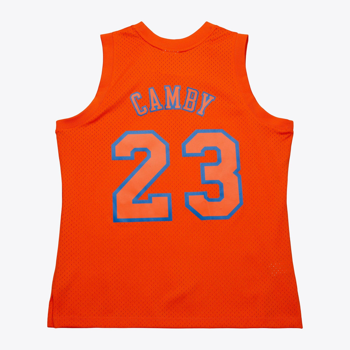 New York Knicks Marcus Camby 2012 Day Authentic Jersey - Orange product image 4, provided for visual reference and product