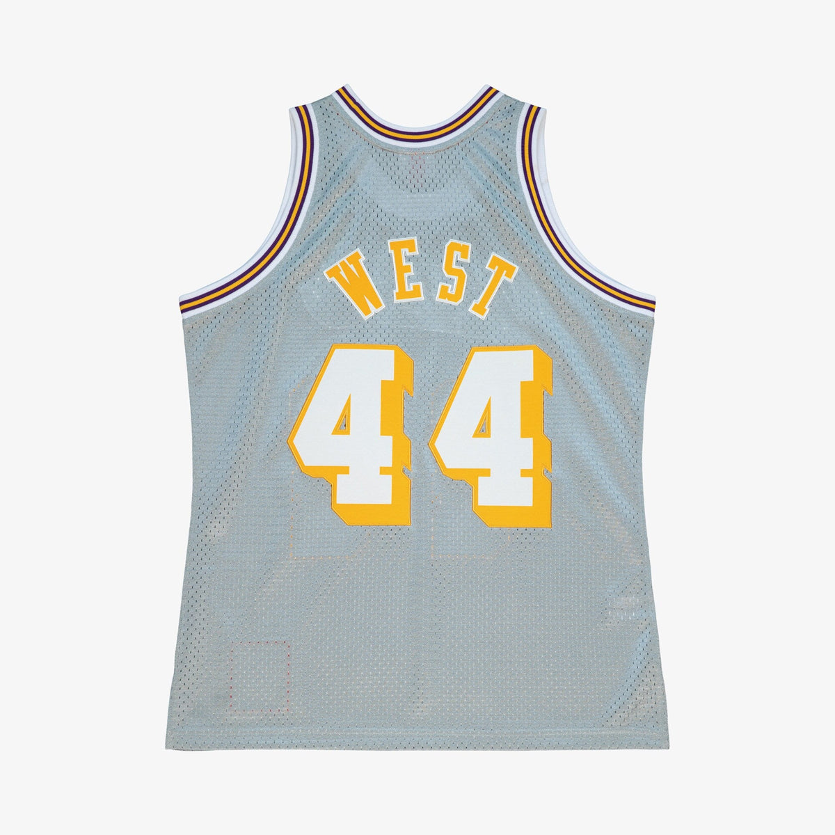 Los Angeles Lakers 1971 75th Swingman Jersey - Silver product image 4, provided for visual reference and product detail