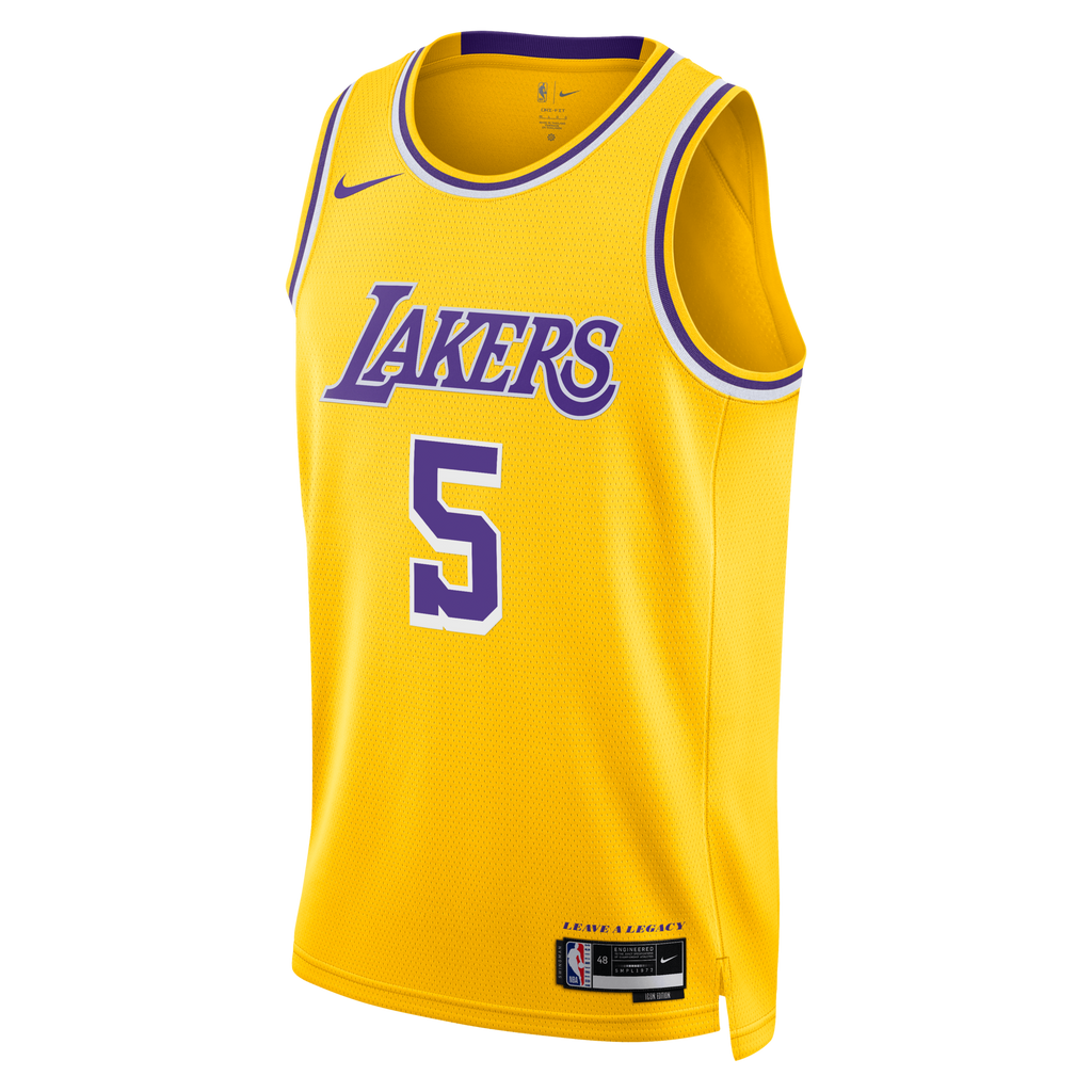 Los Angeles Lakers Icon Edition Swingman Jersey - Gold - Quentin Grimes product image 3, provided for visual reference and
