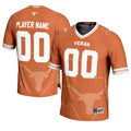 Texas Longhorns Icon Print NIL Pick-A-Player Football Jersey - Texas Orange product image 1, provided for visual reference