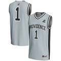 #1 Providence Friars Lightweight Basketball Jersey - Silver product image 1, provided for visual reference and product