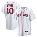 Boston Red Sox Trevor Story White Home Replica Jersey product image 1, provided for visual reference and product detail