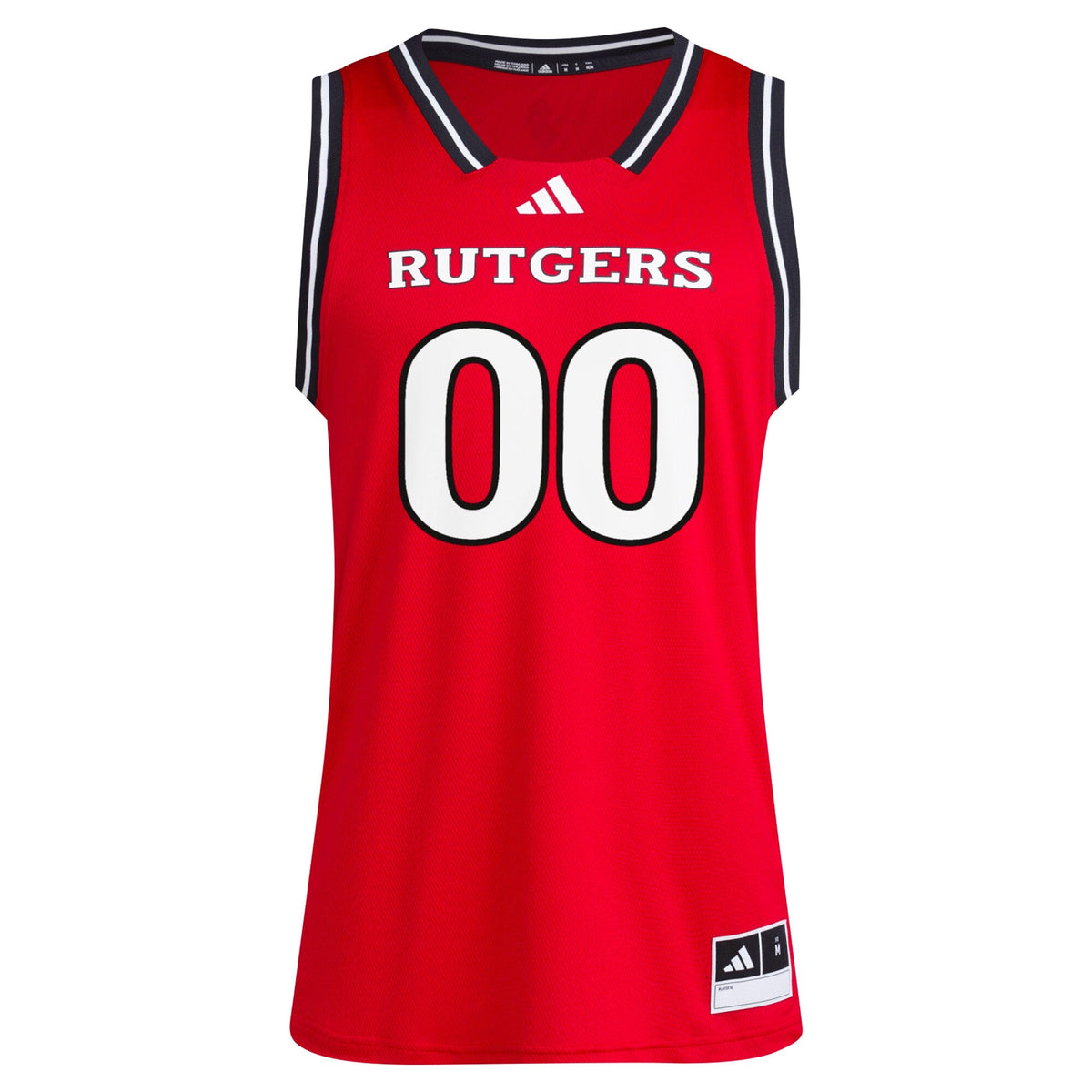 #00 Scarlet Rutgers Scarlet Knights Replica Swingman Jersey product image 3, provided for visual reference and product