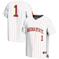 #1 Arizona State Sun Devils Lightweight Baseball Jersey - White product image 1, provided for visual reference and product