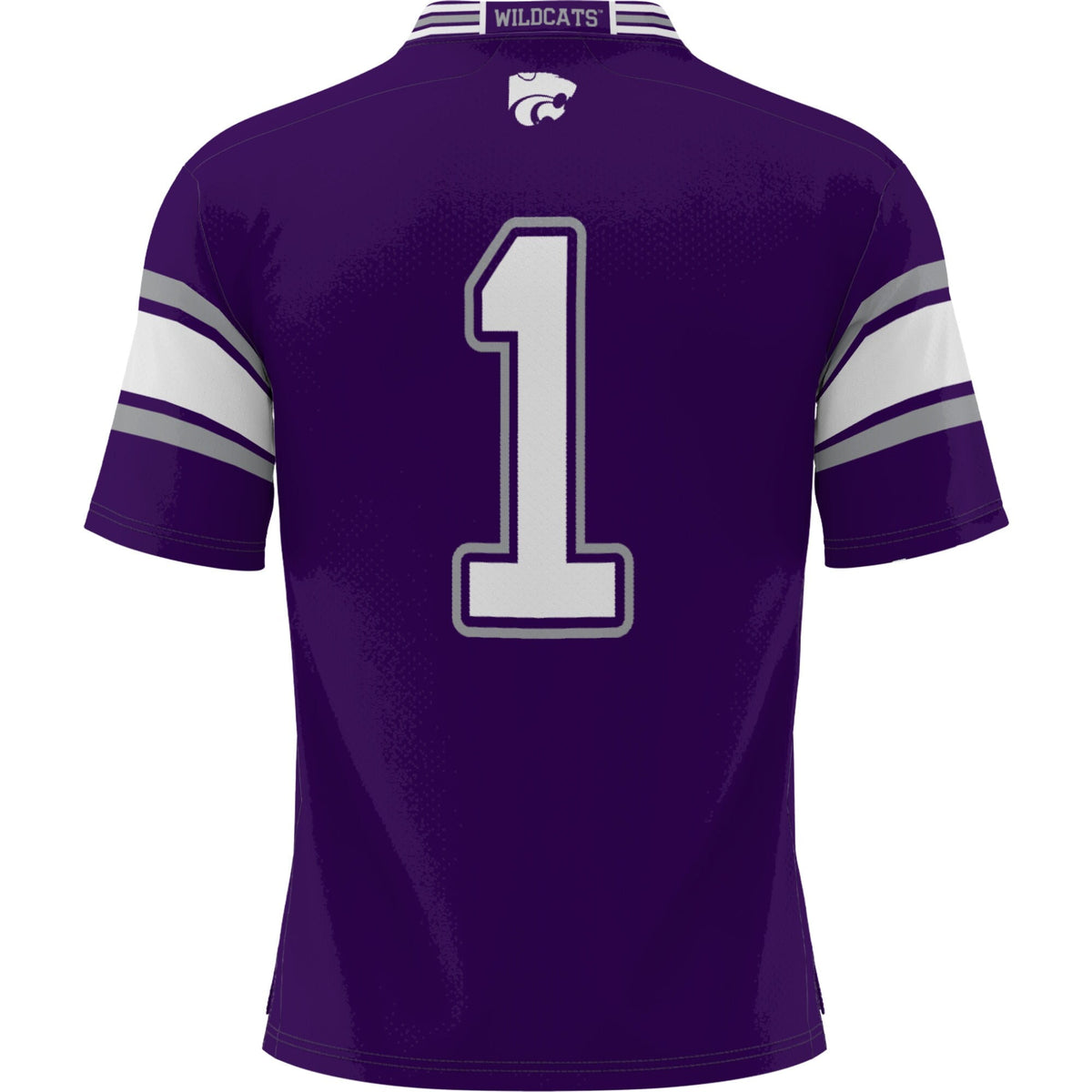 #1 Kansas State Wildcats Football Jersey - Purple product image 4, provided for visual reference and product detail review