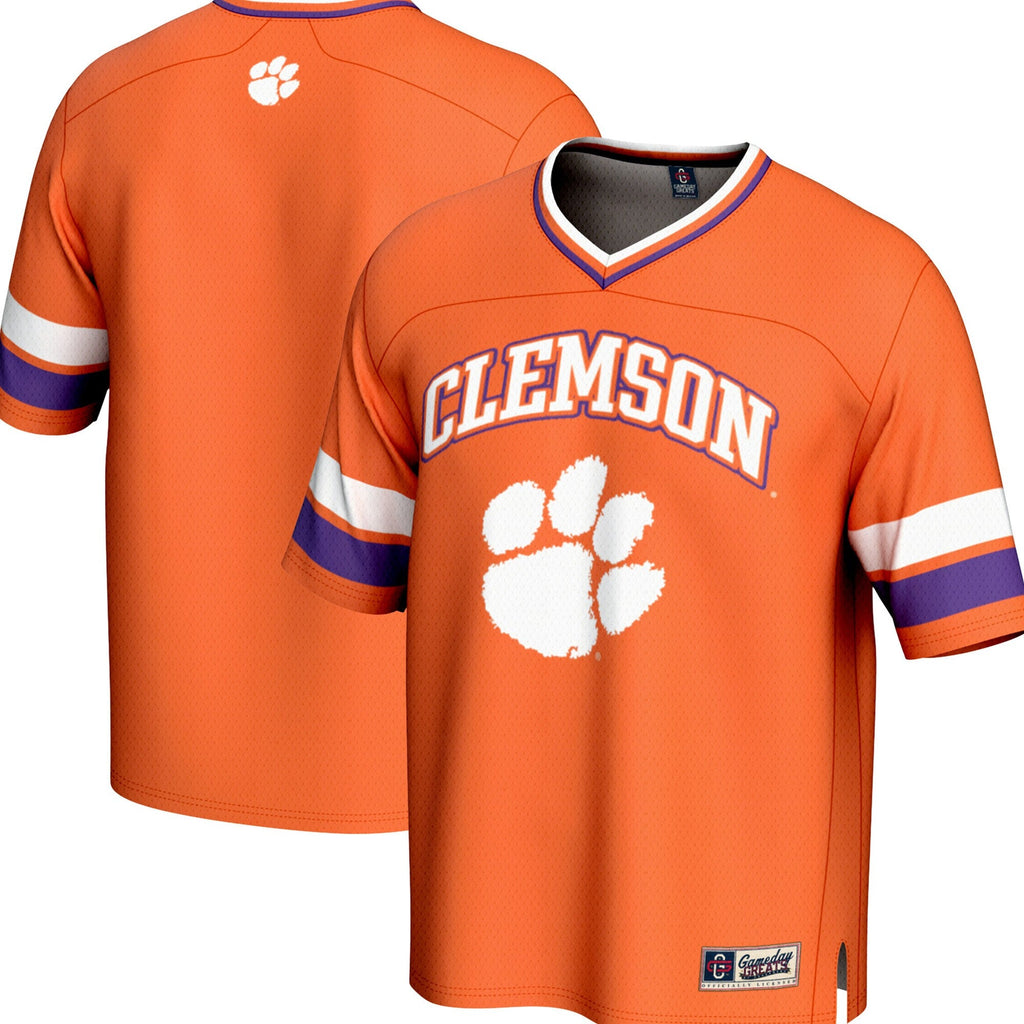 Clemson Tigers Spirit Football Jersey - Orange product image 1, provided for visual reference and product detail review