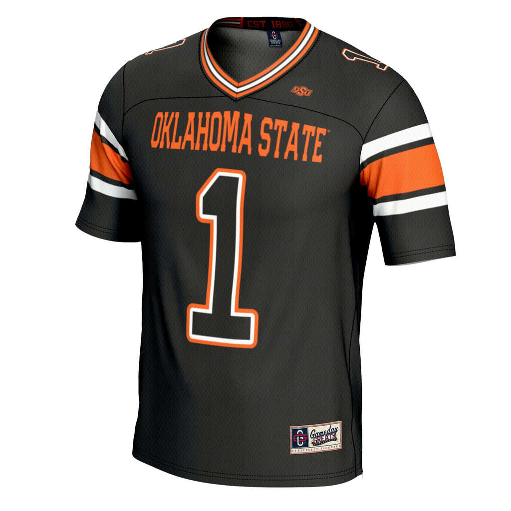 #1 Oklahoma State Cowboys Football Jersey - Black product image 3, provided for visual reference and product detail review