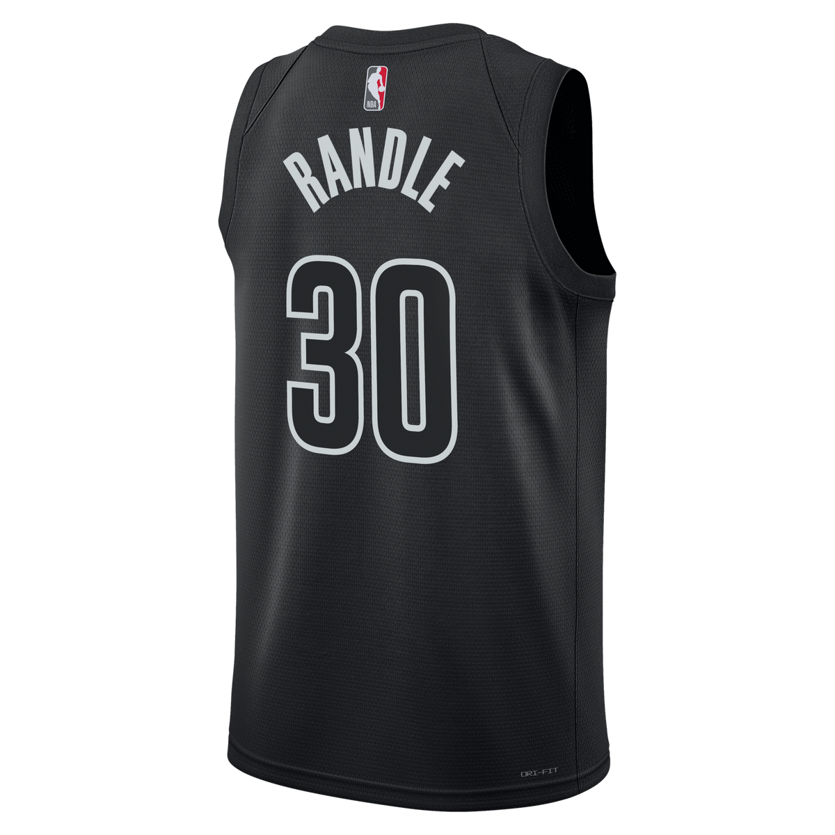 Brooklyn Nets Statement Edition Swingman Jersey - Black - Julius Randle product image 4, provided for visual reference and