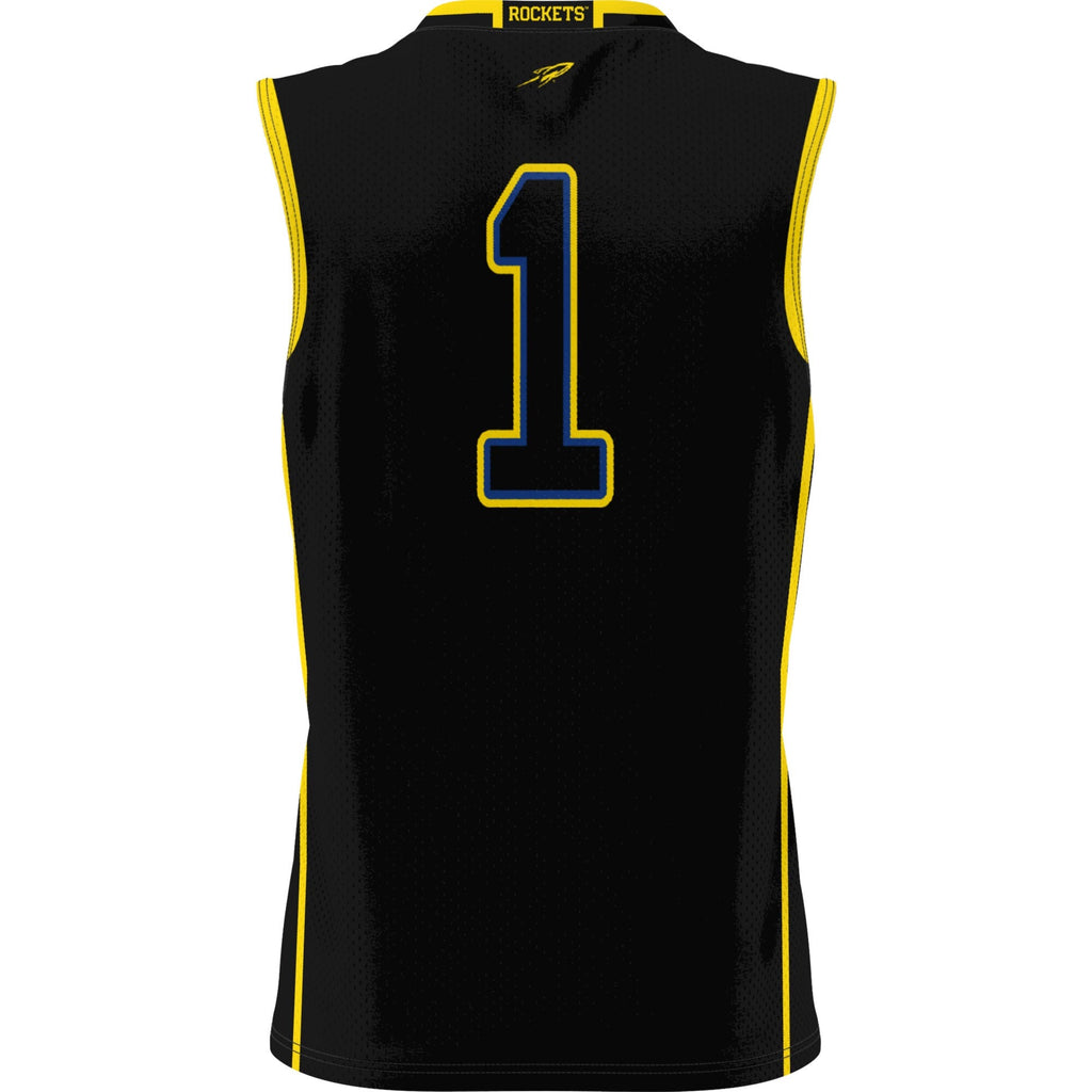 #1 Toledo Rockets Lightweight Basketball Jersey - Black product image 4, provided for visual reference and product detail