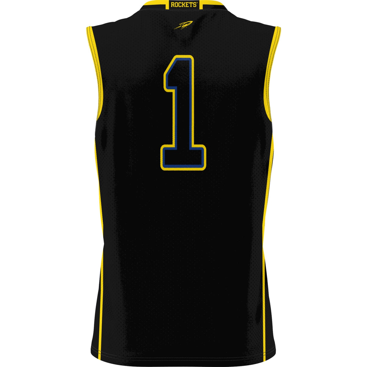 #1 Toledo Rockets Lightweight Basketball Jersey - Black product image 4, provided for visual reference and product detail