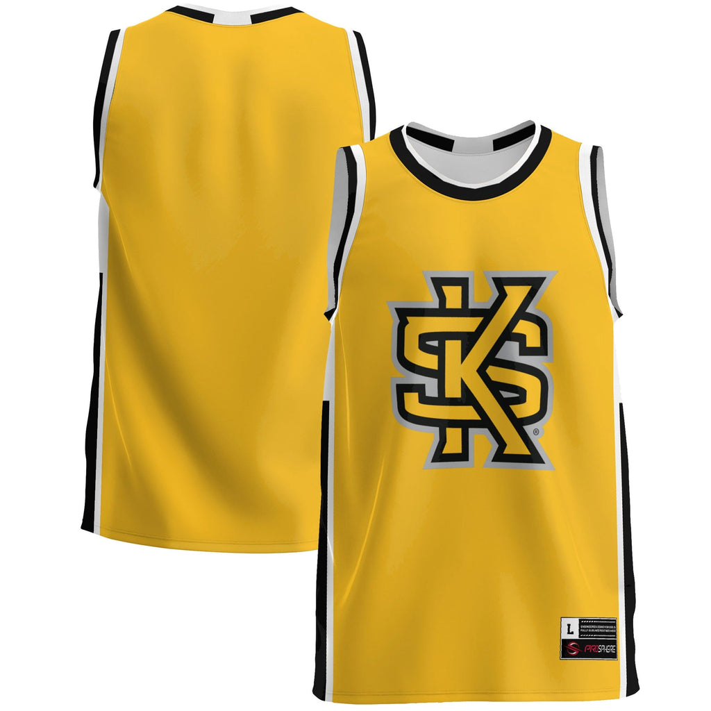 Kennesaw State Owls Lightweight Basketball Jersey - Gold product image 2, provided for visual reference and product detail