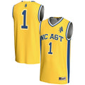 #1 North Carolina A&T Aggies Lightweight Basketball Jersey - Gold product image 1, provided for visual reference and product