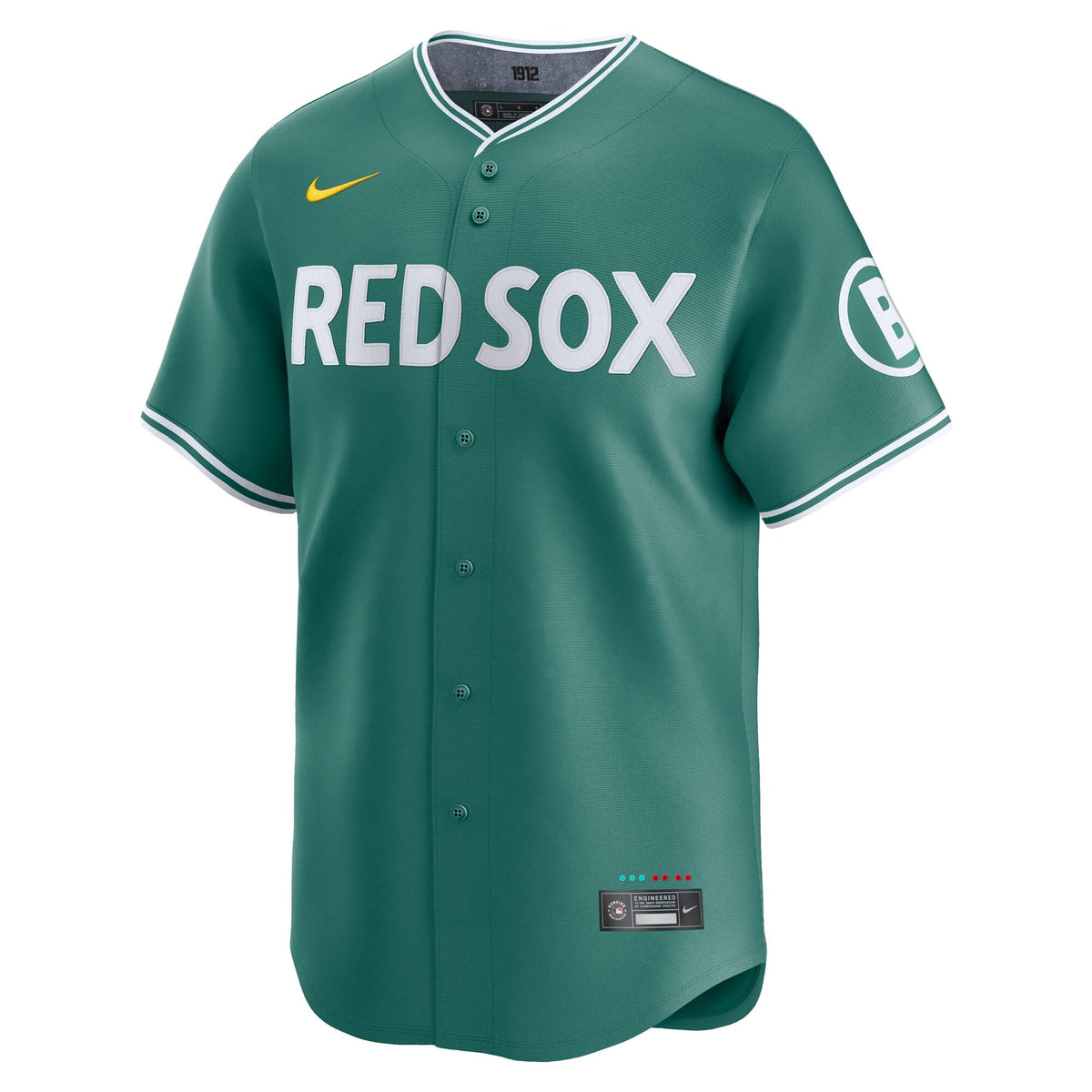 Boston Red Sox Green City Connect Limited Jersey product image 3, provided for visual reference and product detail review