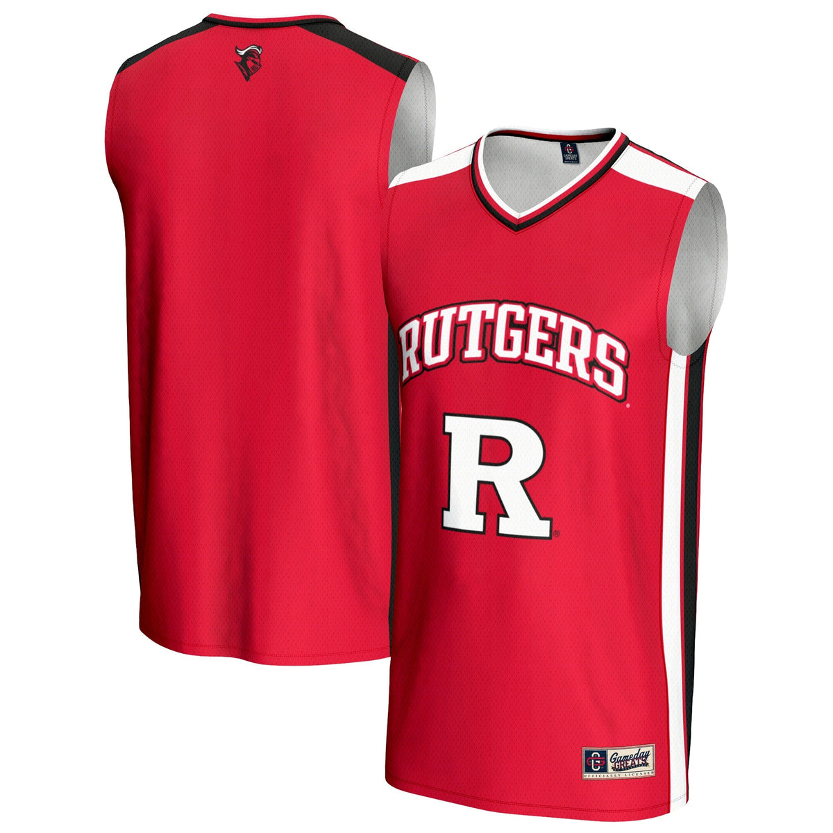 Rutgers Scarlet Knights Basketball Jersey - Scarlet product image 2, provided for visual reference and product detail review
