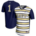 #1 Navy Midshipmen Lightweight Soccer Fashion Jersey - Navy product image 1, provided for visual reference and product
