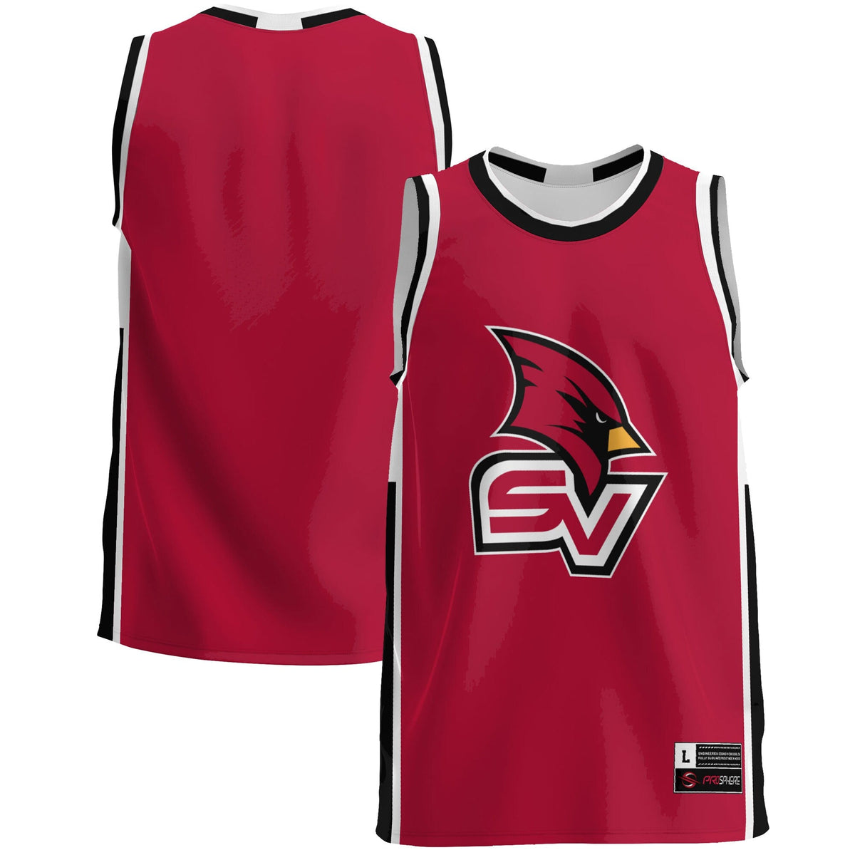 Saginaw Valley State Cardinals Lightweight Basketball Jersey - Red product image 2, provided for visual reference and