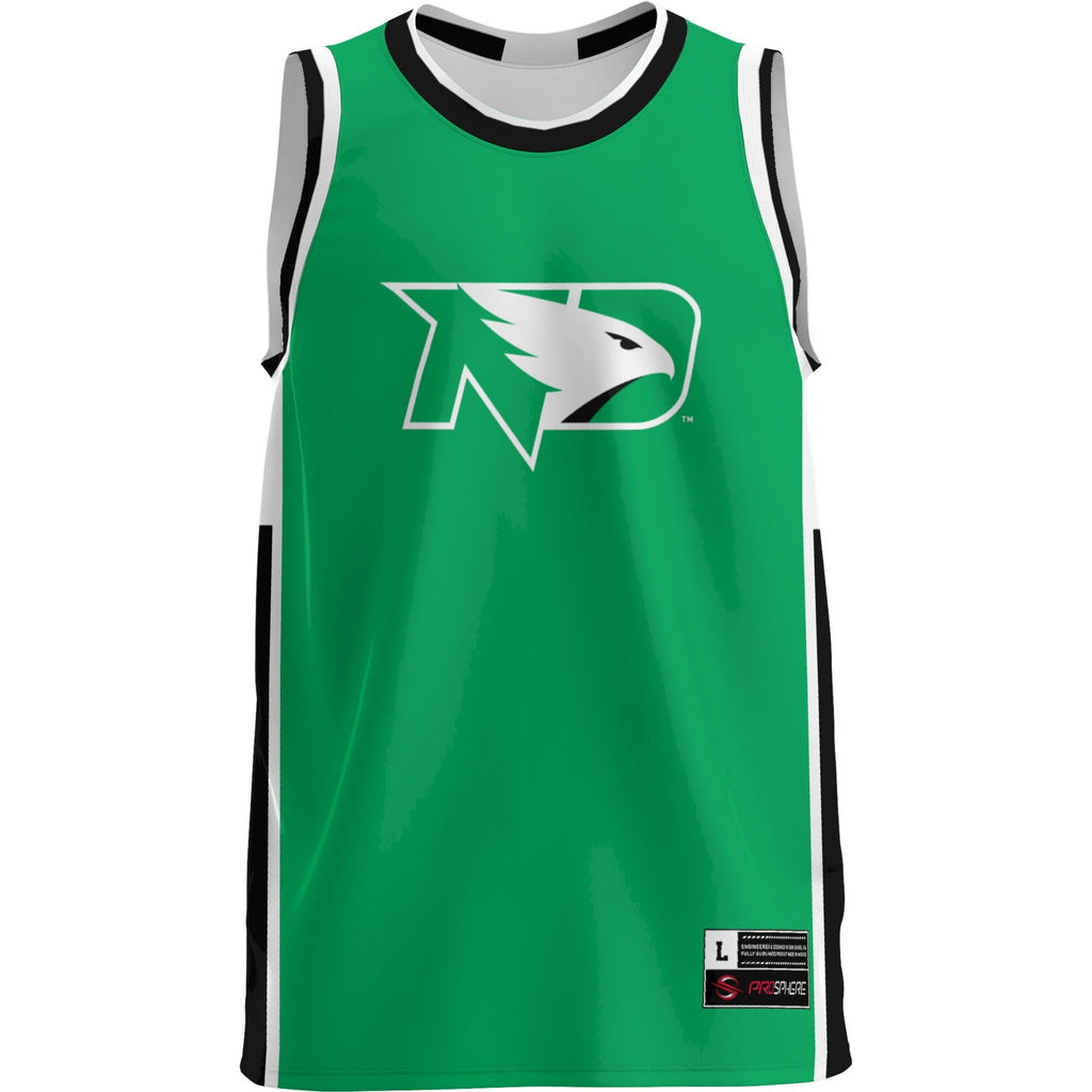 North Dakota Lightweight Basketball Jersey - Green product image 3, provided for visual reference and product detail review