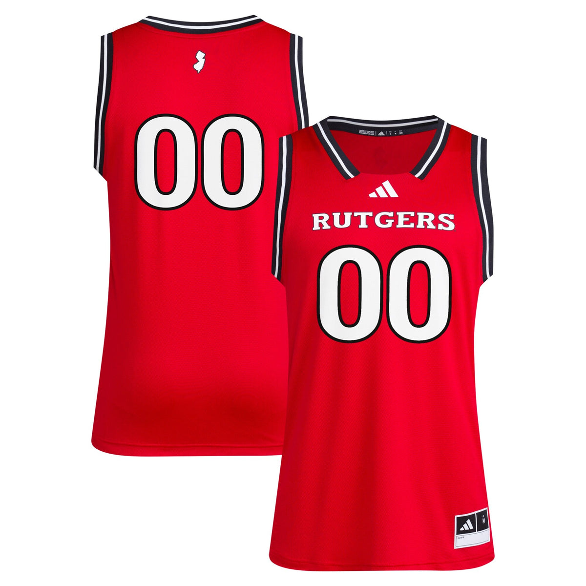 #00 Scarlet Rutgers Scarlet Knights Replica Swingman Jersey product image 1, provided for visual reference and product