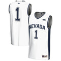 #1 Nevada Wolf Pack Lightweight Basketball Jersey - White product image 1, provided for visual reference and product detail