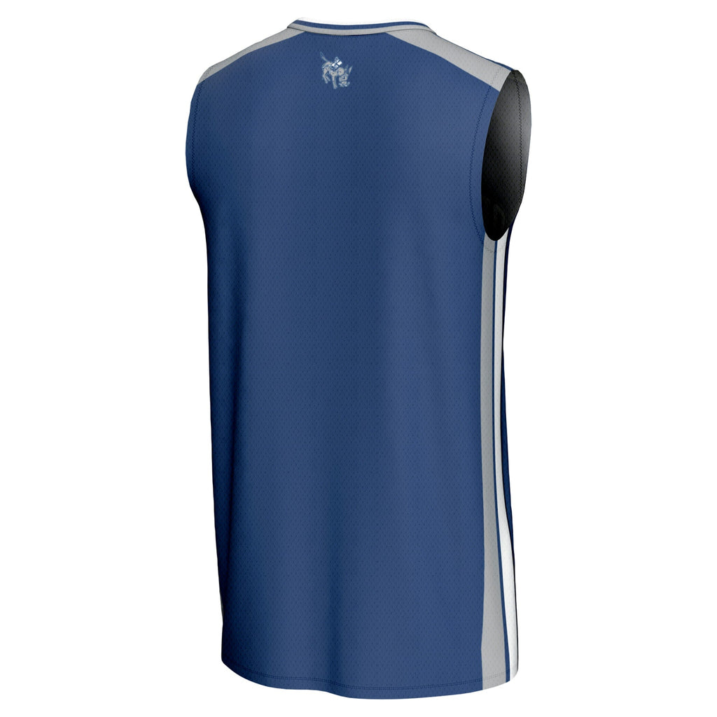 Colorado School of Mines Orediggers Spirit Basketball Jersey - Blue product image 4, provided for visual reference and