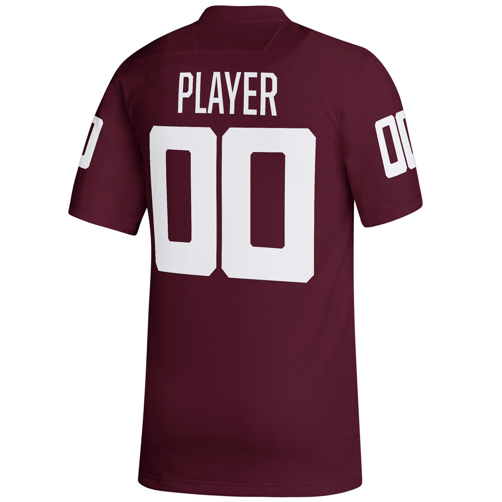 Texas A&M Aggies NIL Pick-A-Player Replica Football Jersey - Maroon product image 4, provided for visual reference and