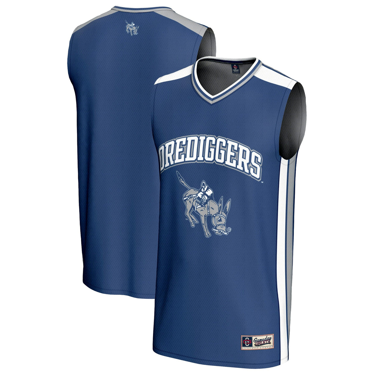 Colorado School of Mines Orediggers Spirit Basketball Jersey - Blue product image 1, provided for visual reference and