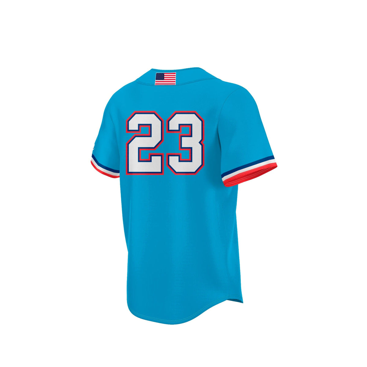 #23 Louisiana Tech Bulldogs Lightweight Collegiate Baseball Fashion Jersey - Royal product image 4, provided for visual