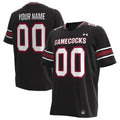 South Carolina Gamecocks Custom Replica Football Jersey - Black product image 1, provided for visual reference and product
