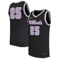 #25 Kansas State Wildcats Replica Basketball Jersey - Black product image 1, provided for visual reference and product