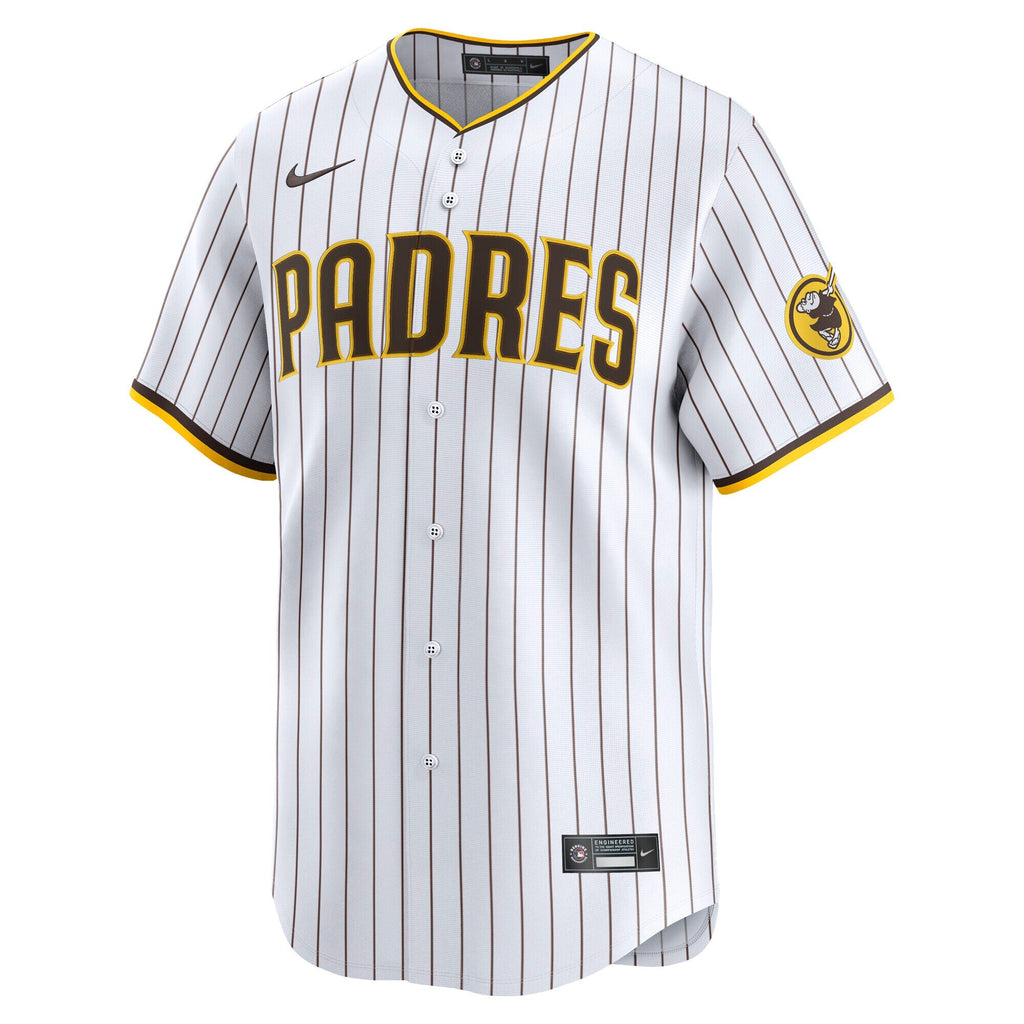 San Diego Padres White Home Limited Jersey product image 3, provided for visual reference and product detail review