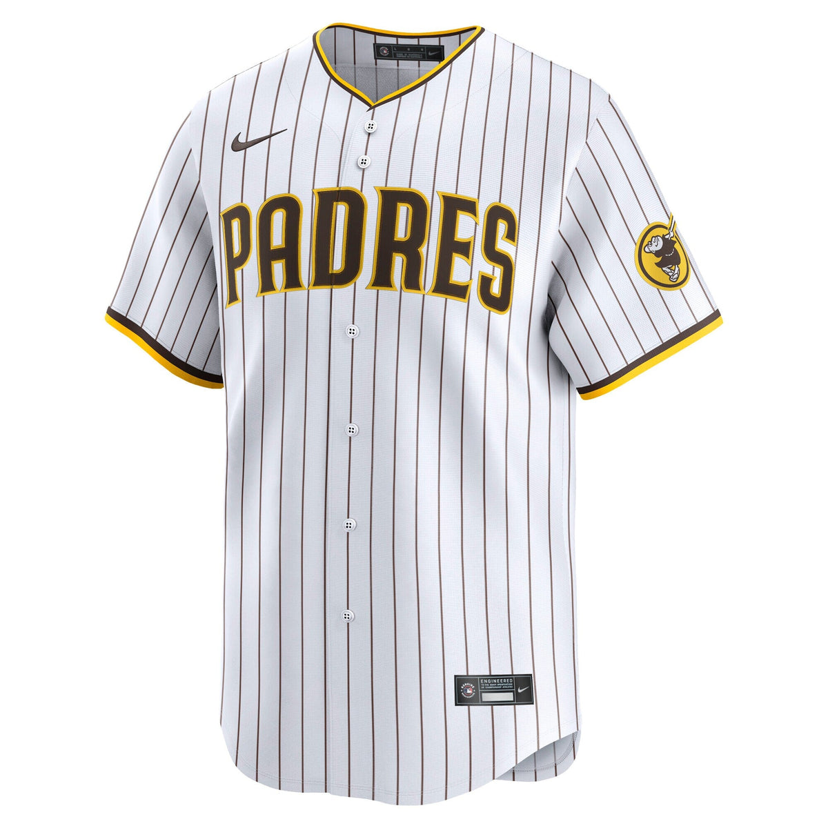 San Diego Padres White Home Limited Jersey product image 3, provided for visual reference and product detail review