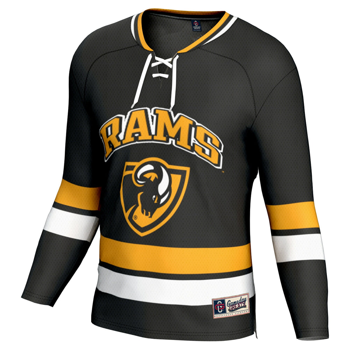 VCU Rams Spirit Hockey Jersey - Black product image 3, provided for visual reference and product detail review