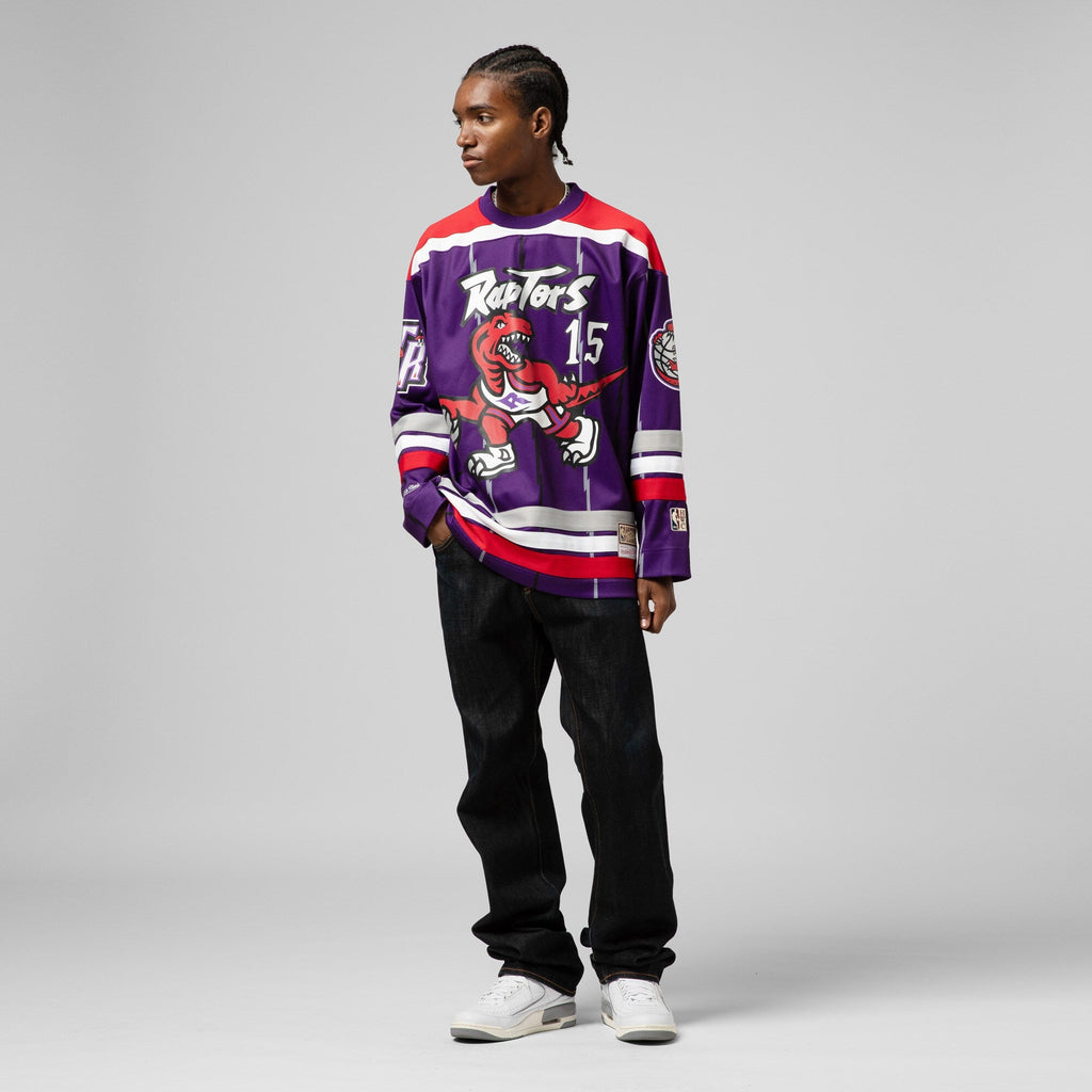Vince Carter Purple Toronto Raptors Maxxed Out Fashion Hockey Jersey product image 4, provided for visual reference and