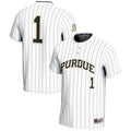 #1 Purdue Boilermakers Lightweight Softball Jersey - White product image 1, provided for visual reference and product detail