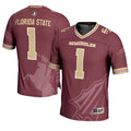#1 Florida State Seminoles Icon Print Football Fashion Jersey - Garnet product image 1, provided for visual reference and