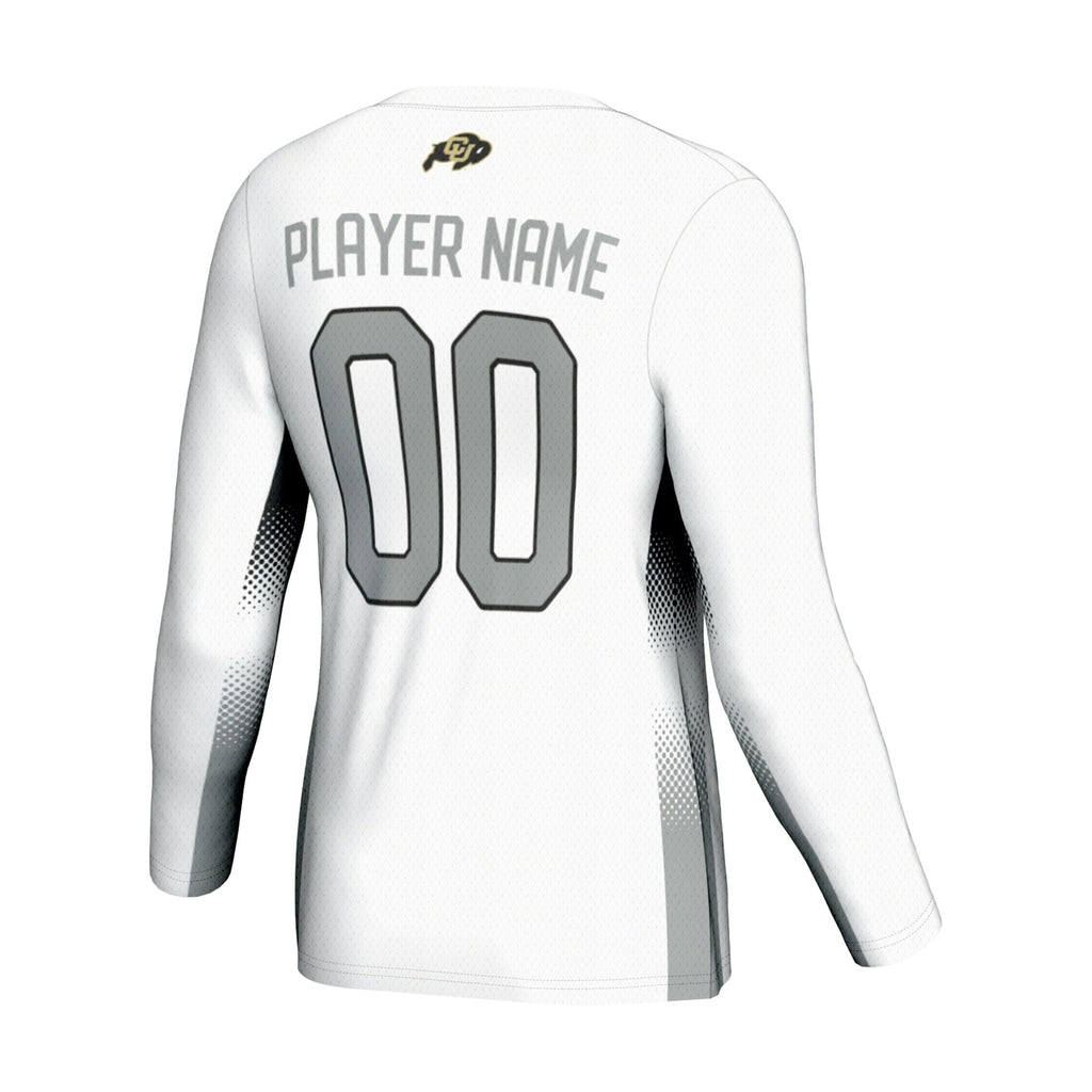 Colorado Buffaloes Adult NIL Lightweight Volleyball Jersey - White product image 4, provided for visual reference and