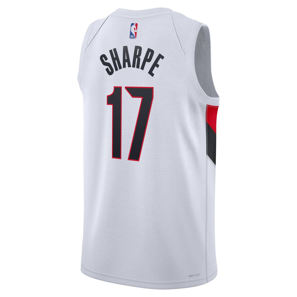 Portland Trail Blazers Replica Association Edition Swingman Jersey - White - Shaedon Sharpe product image 4, provided for