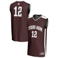 #12 Texas A&M Aggies Lightweight Basketball Fashion Jersey - Maroon product image 1, provided for visual reference and