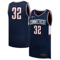 #32 UConn Huskies Retro Replica Jersey - Navy product image 1, provided for visual reference and product detail review