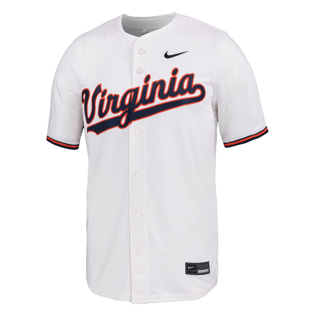 White Virginia Cavaliers Limited Baseball Jersey product image 3, provided for visual reference and product detail review