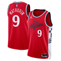 LA Clippers Statement Edition Swingman Jersey - Red - Bennedict Mathurin product image 1, provided for visual reference and