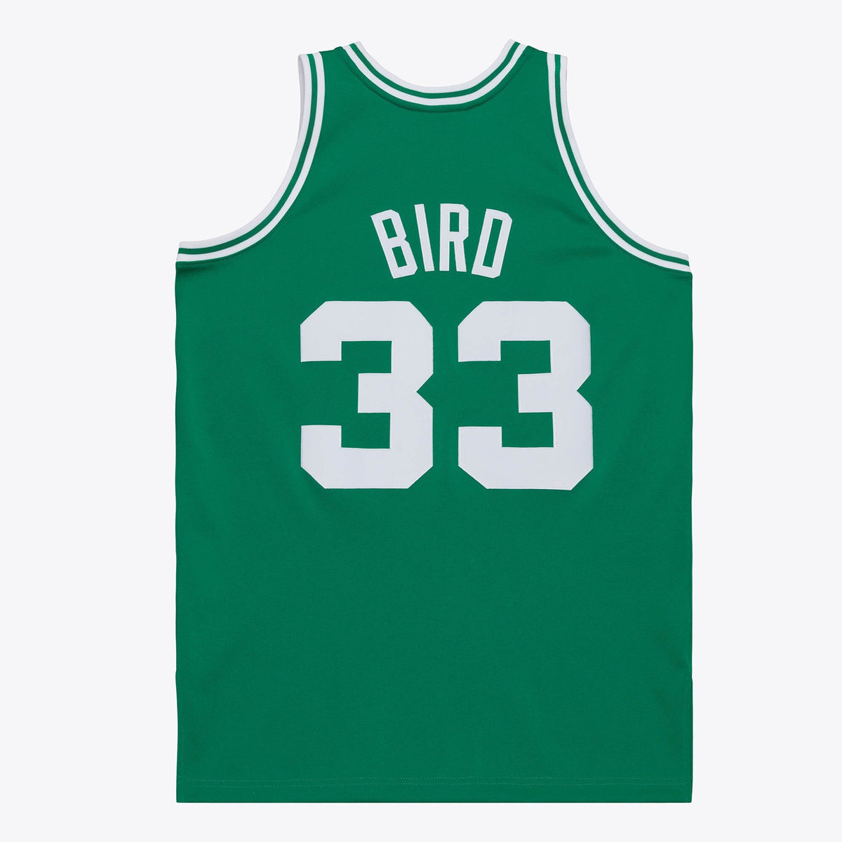 Boston Celtics Larry Bird 1985 Authentic Road Jersey - Kelly Green product image 3, provided for visual reference and