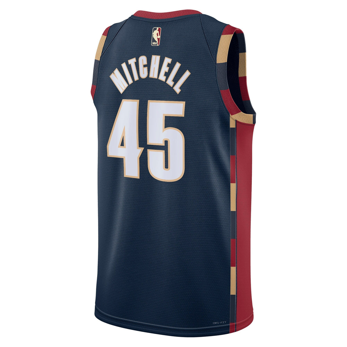 Cleveland Cavaliers Classic Edition Jersey - Navy - Donovan Mitchell product image 4, provided for visual reference and