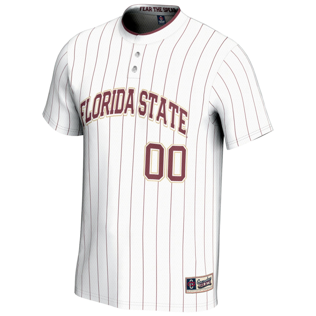 Florida State Seminoles NIL Pick-A-Player Lightweight Softball Jersey - White product image 3, provided for visual reference